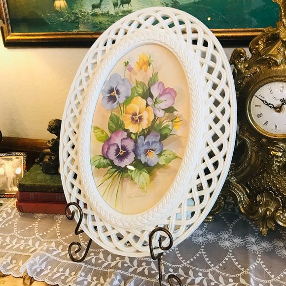 Vintage cottage core floral picture - Picture 6 of 17